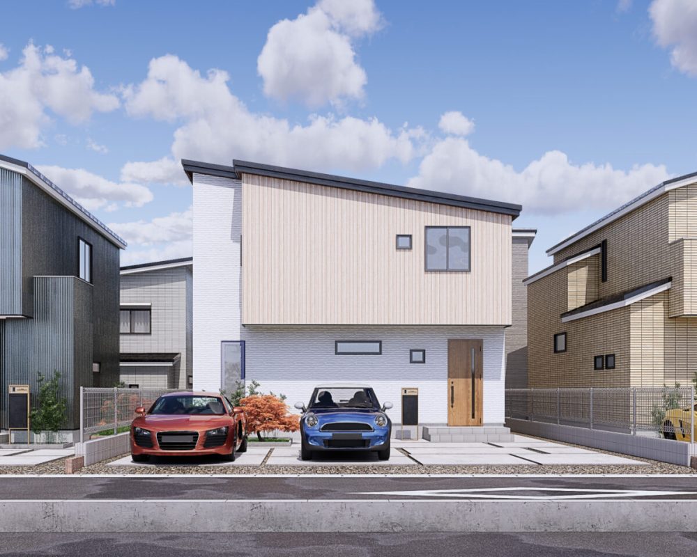 街並み完成イメージパース／5～7号地