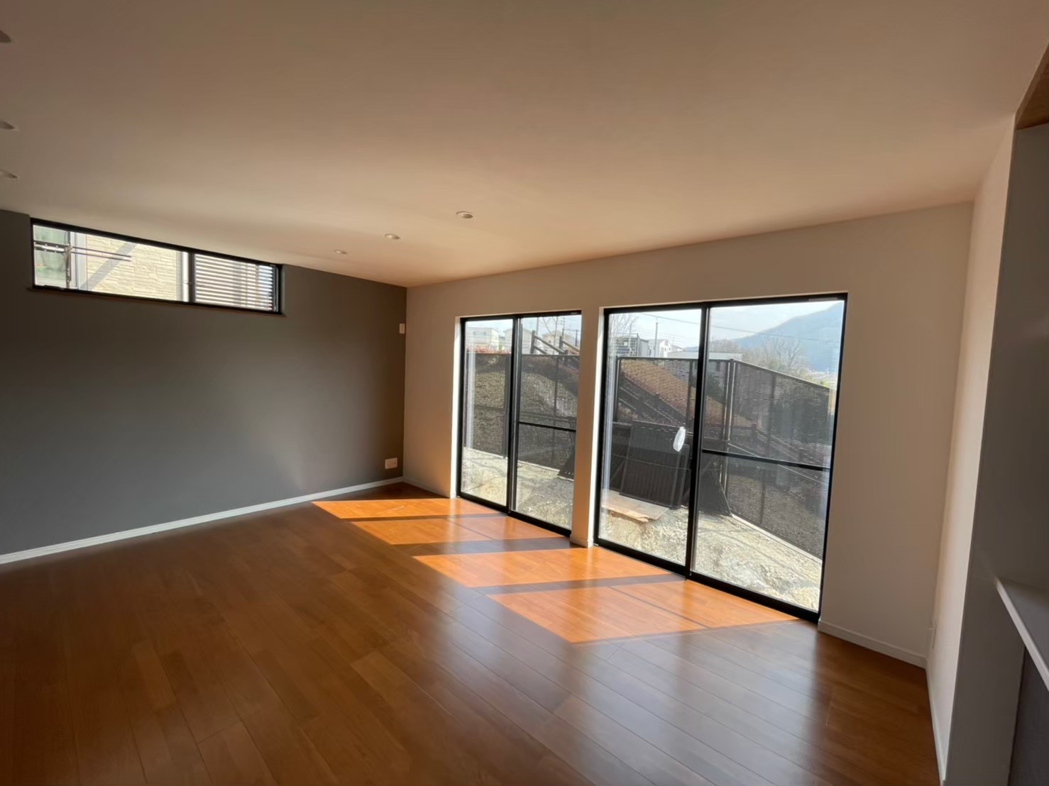 グレーを基調としたインテリア